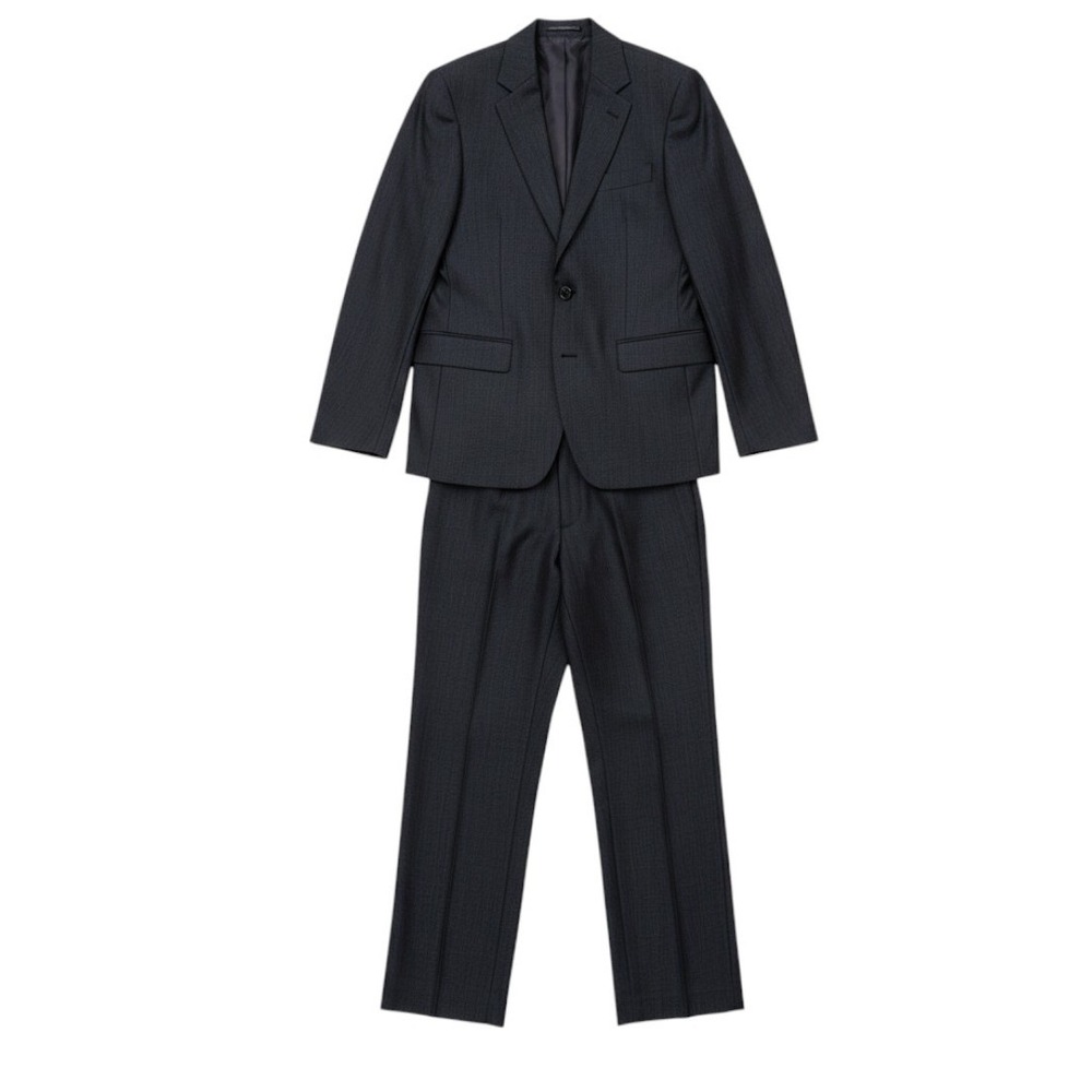 Jones Studio Suit Set Womens 14 Heather Navy Blue Excellent Professional Blazer